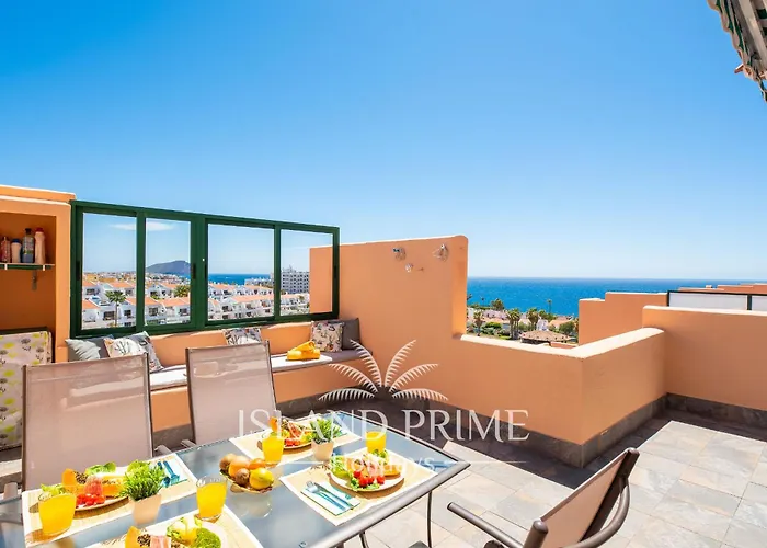 Sea Views And Heated Pool In Golf Del Sur Tlp512