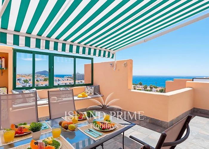 Sea Views And Heated Pool In Golf Del Sur Tlp512